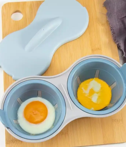 Microwave Egg Cooker – Egg Poacher & Vegetable Steamer